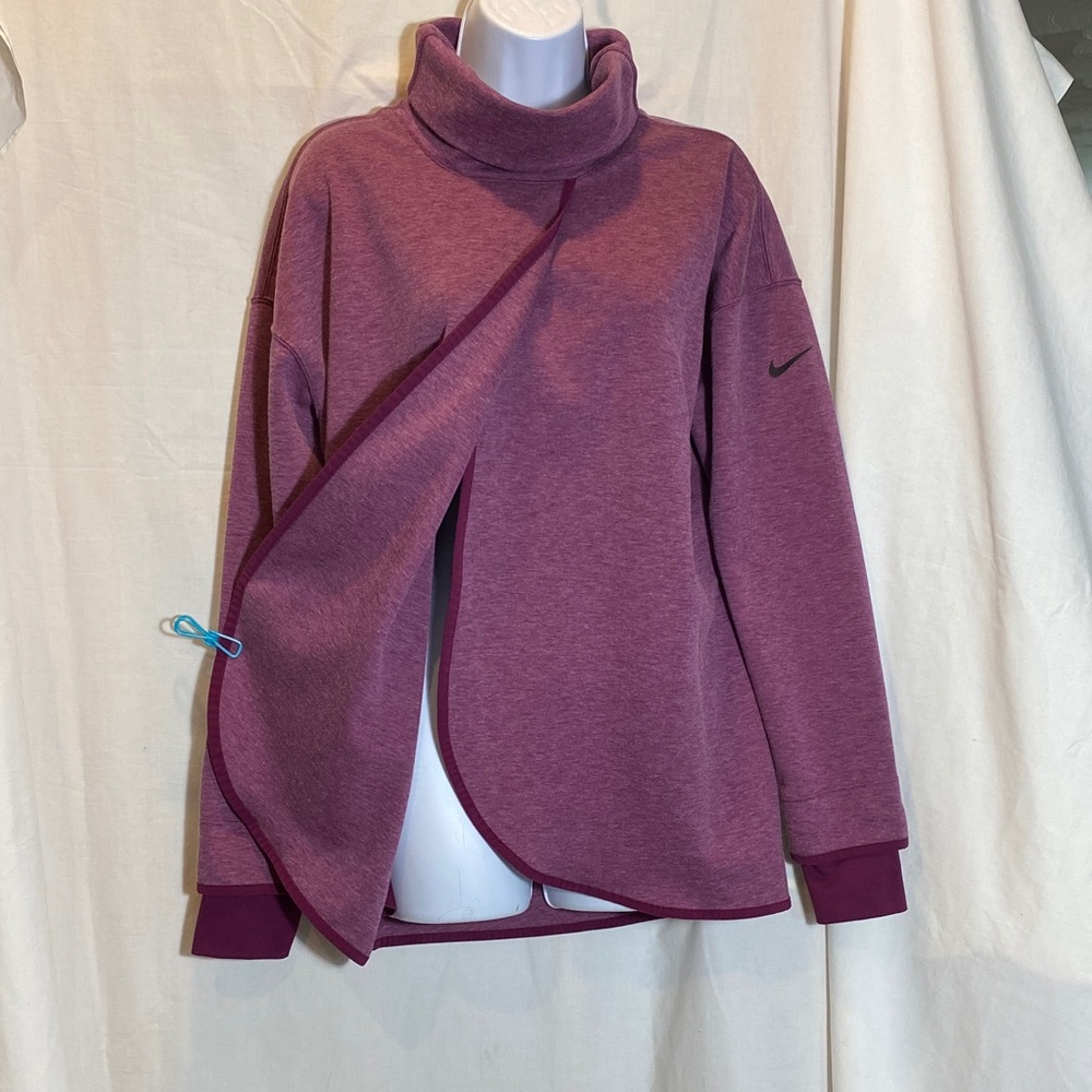 Nike Dri-Fit Maternity Reversible Pullover in Violet Heather - women size M - Picture 4 of 12